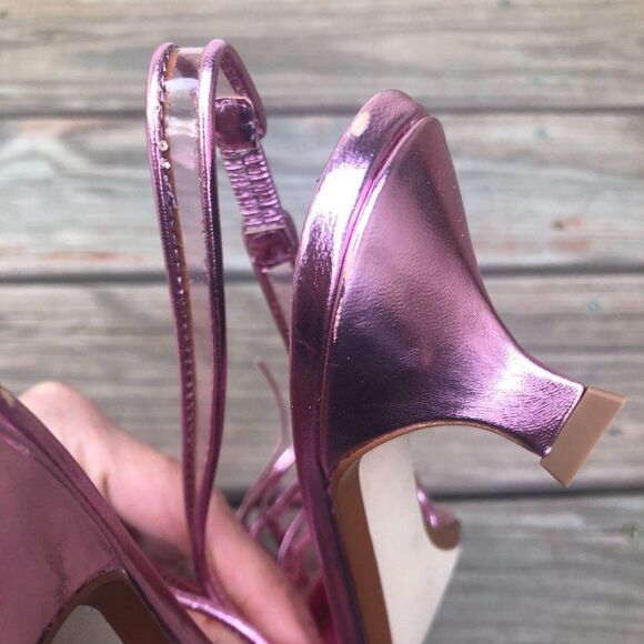 MARC JACOBS Slingback Kitten-heel Pumps 37.5 - Picture 10 of 12